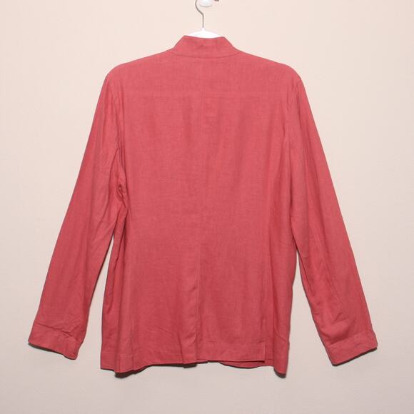 NEW Caroline Kendrick Tunic Top Linen Blend Size Medium - Picture 2 of 9